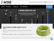 Tablet Screenshot of i-wire.asia